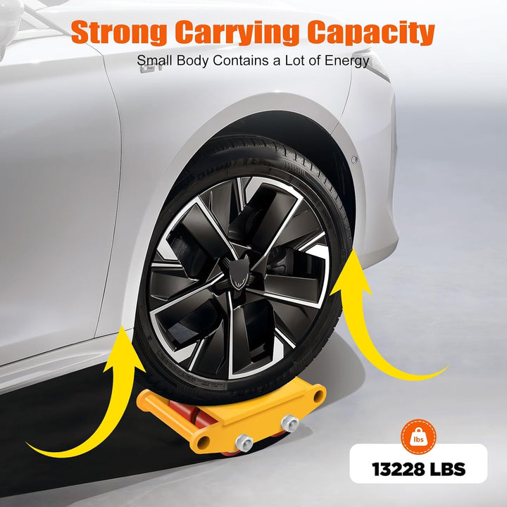 KOLHGNSE 6T Transportfahrwerk Transportrollen, Schwerlast Transportfahrwerk Industriemaschinen-Mover