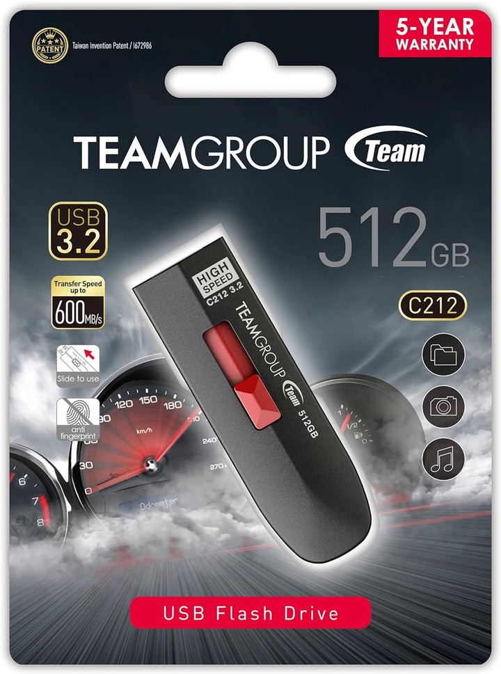 TEAMGROUP Team C212 USB-Flash-Laufwerk, 512 GB