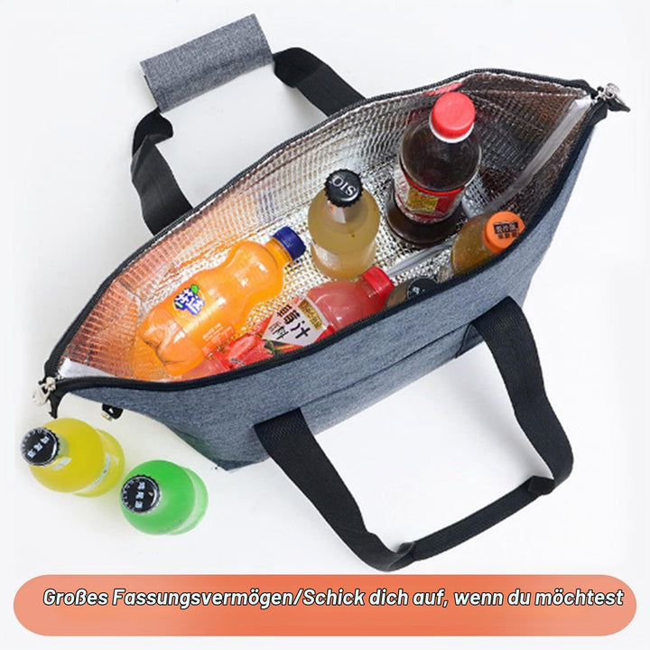 20L Grosse Kühltasche, Picknicktasche, Thermotasche, faltbar, isolierte Lebensmitteltaschen, grosse