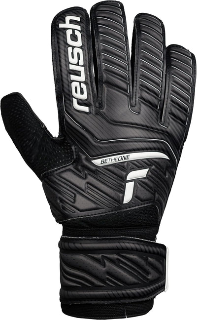 Reusch Herren Attrakt Unisex Torwarthandschuhe mit Aussennaht Schnitt und Solid Belag, Geeignet für