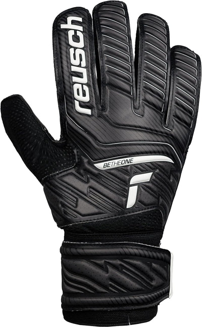 Reusch Herren Attrakt Unisex Torwarthandschuhe mit Aussennaht Schnitt und Solid Belag, Geeignet für