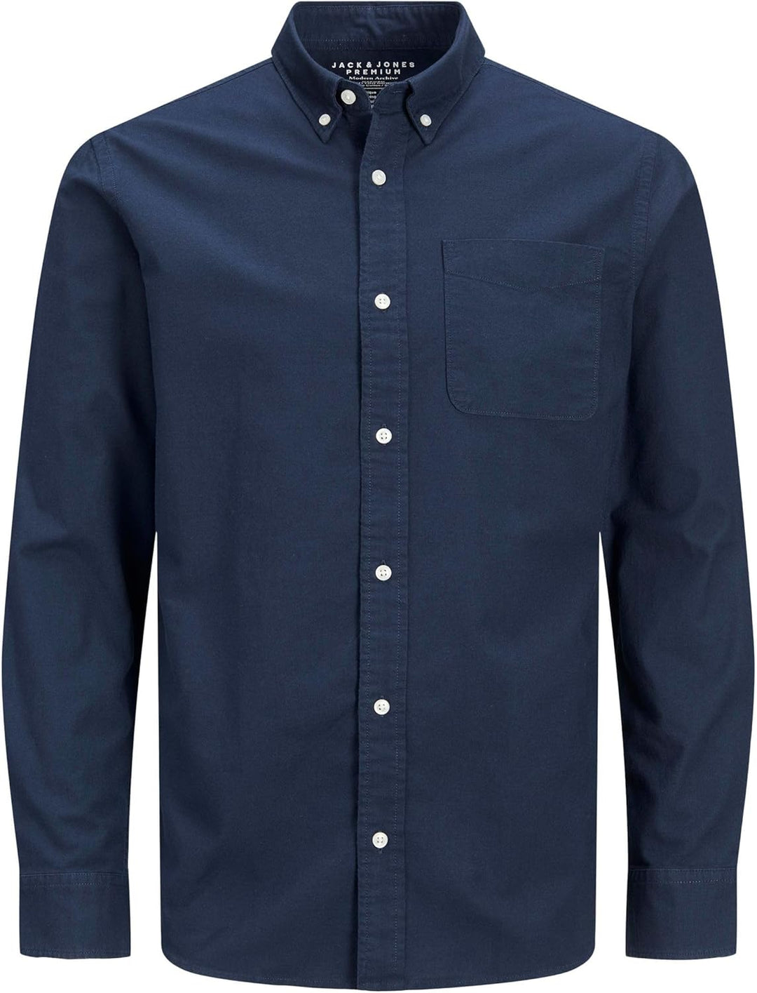 JACK & JONES Brook Check Oxford Shirt S Cashmere Blue/Fit:slim Fit, S Cashmere Blue/Fit:slim Fit