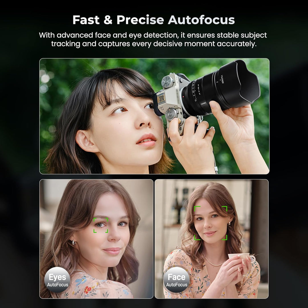 VILTROX AF 56 mm F1.2 Pro Kameraobjektiv APS-C Autofokus grosse Blende mit Blendenring (für Nikon Z)