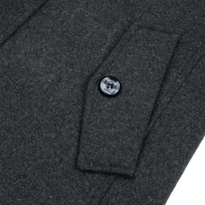 YOUTHUP Herren Wollmantel Dick Winter Kurzmantel Regular Fit Wintermantel Freizeit Herrenmantel Über