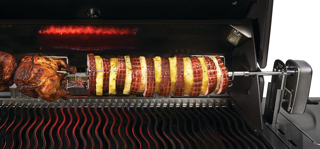 Napoleon Grills 69231 Rotisserie Kit für 405/450/485/495/500, Edelstahl