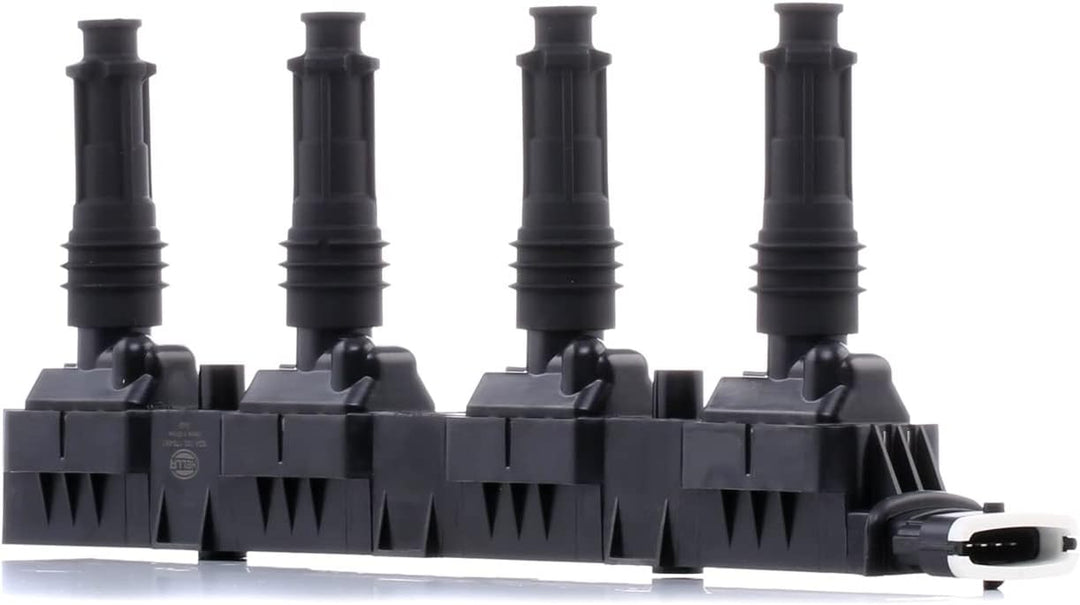 HELLA 5DA 193 175-861 Zündspule - 12V - 6-polig - inkl. Zündkerzenstecker - geschraubt