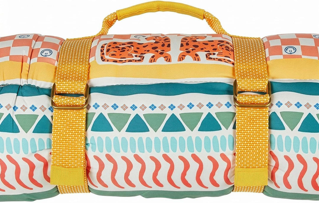BUTLERS Picknickdecke 140x180 cm - Picnic Deluxe - Picknickdecke Baumwolle gefüttert | Liegedecke St