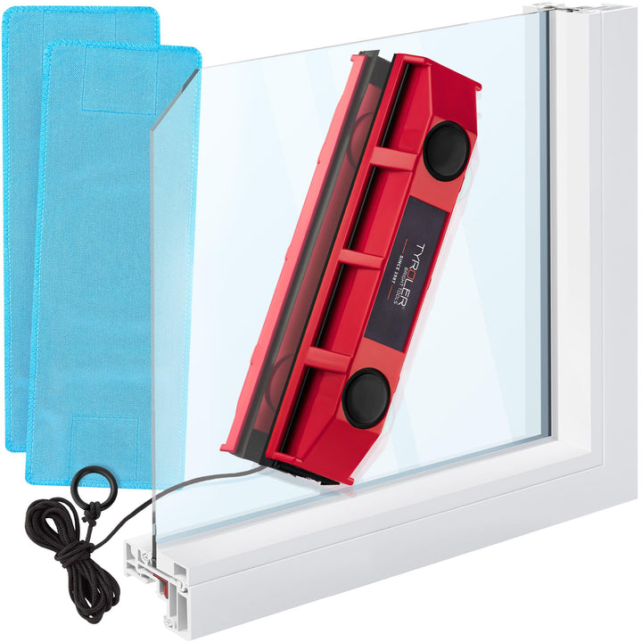 Tyroler Bright Tools Fensterreiniger Glider S-1 Magnetischer Fensterreiniger für einfach verglaste F