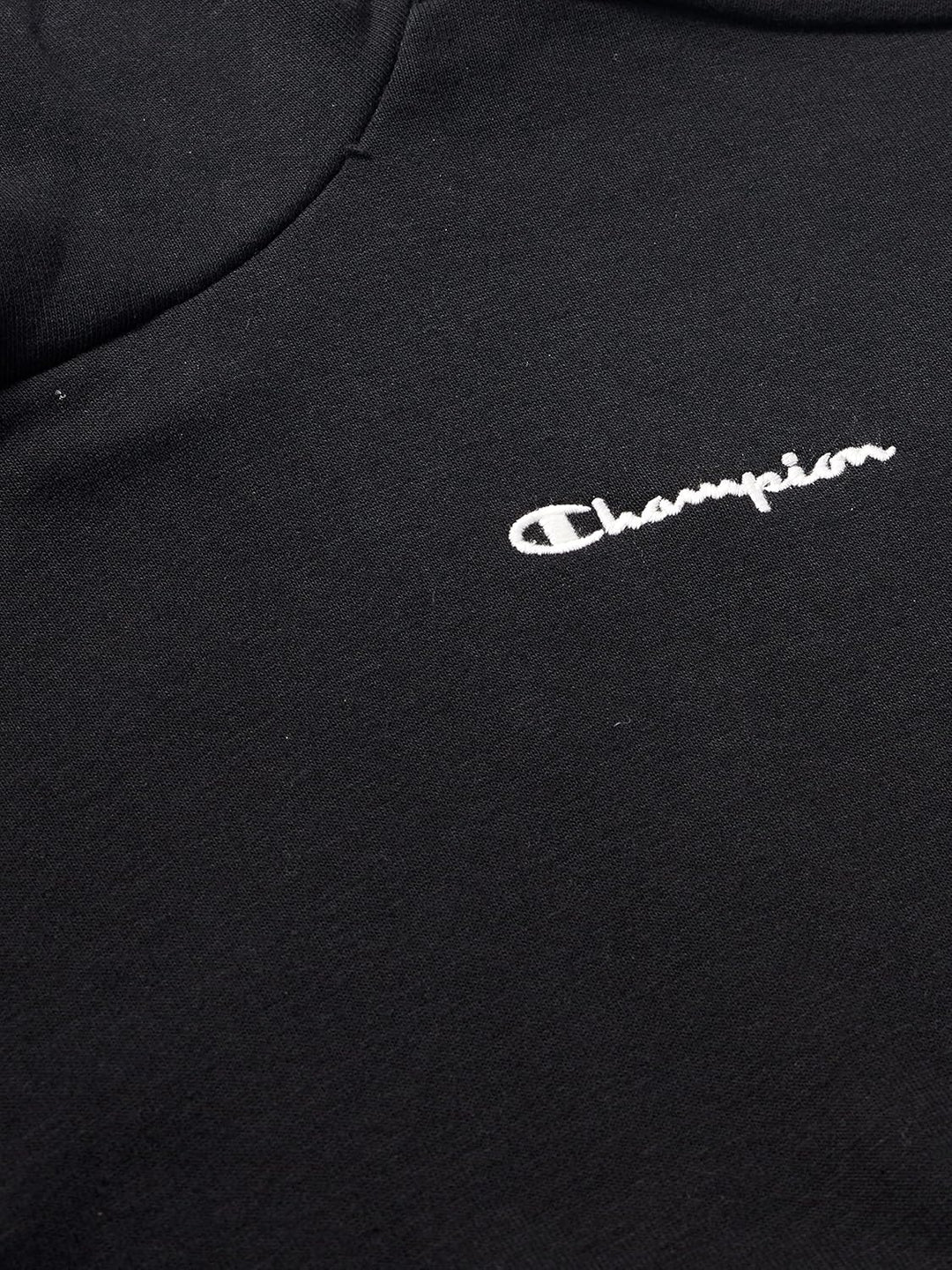 Champion Unisex Kinder Eco Future Spring Terry Kapuzenpullover, 7-8 Jahre Schwarz