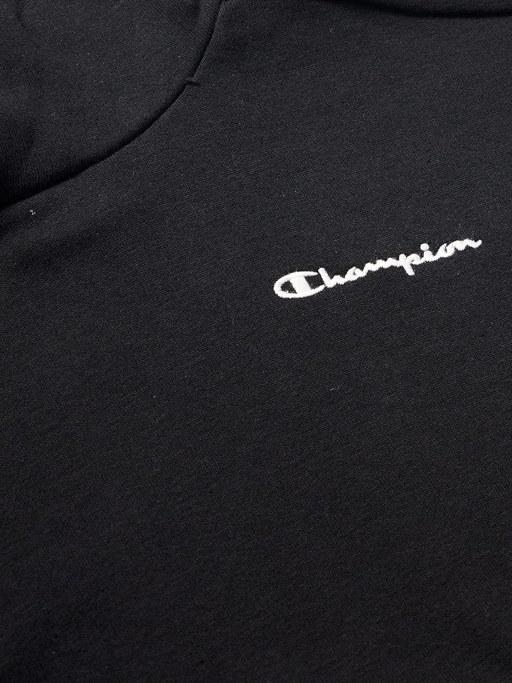 Champion Unisex Kinder Eco Future Spring Terry Kapuzenpullover, 7-8 Jahre Schwarz