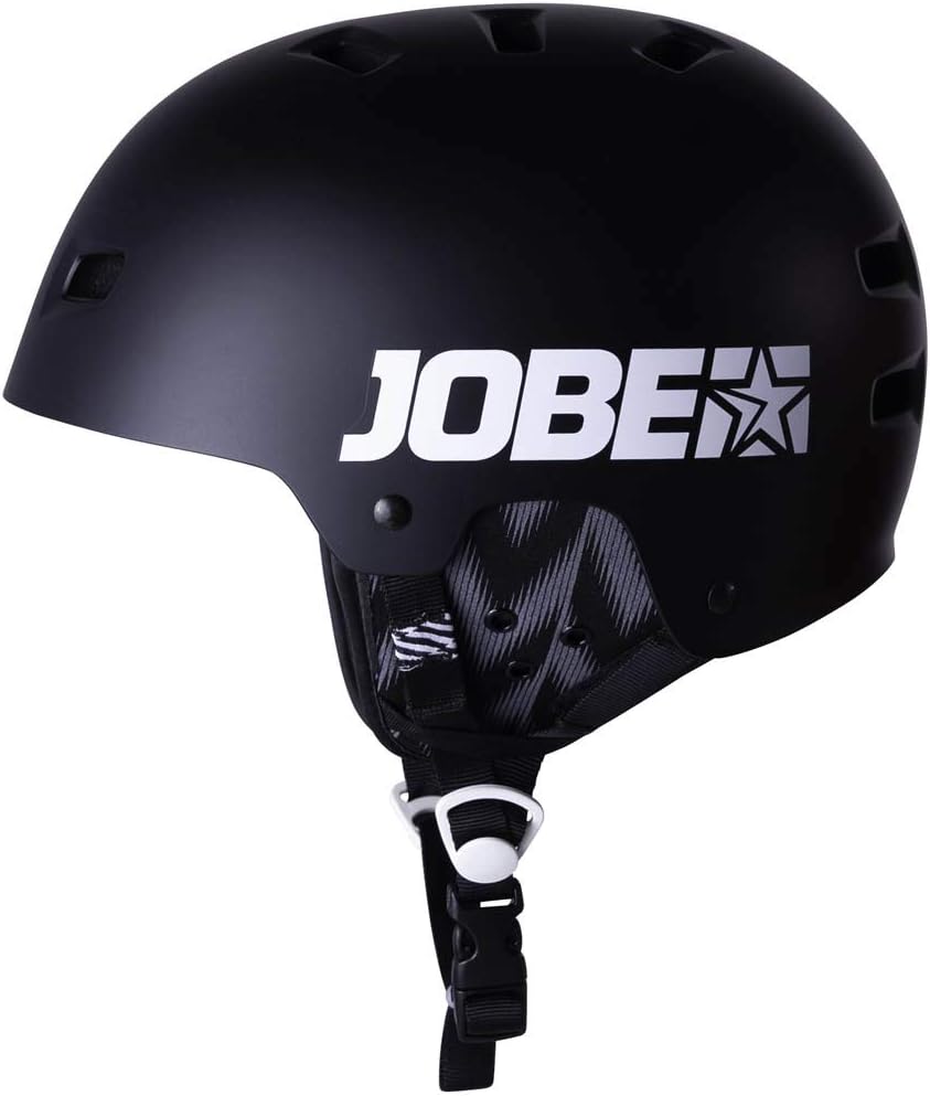 Jobe Base Helm Wakeboard Jetski Kite Waterski Kayak Helmet Black XS, XS
