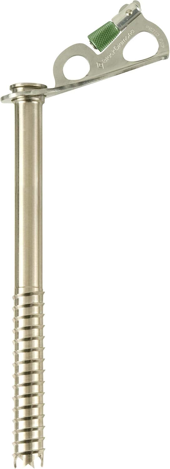 Black Diamond Express Ice Screw Grün 16 cm, Grün 16 cm