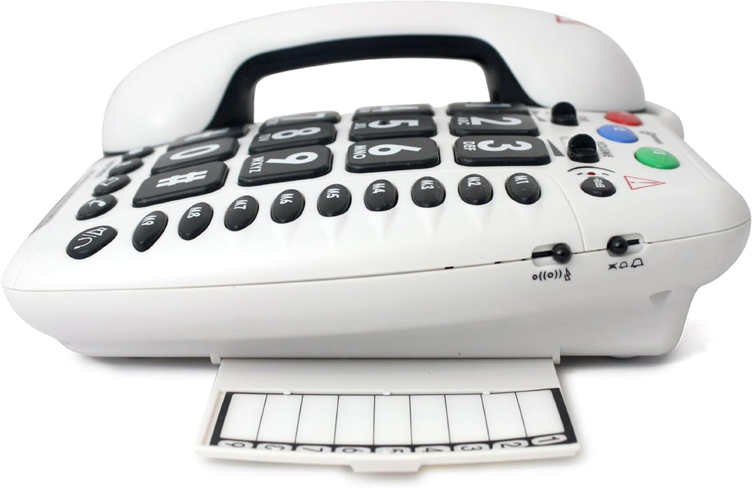 Geemarc Amplipower 40 - Schnurgebundenes Telefon mit verstärkter Empfangslautstärke, grossen Tasten