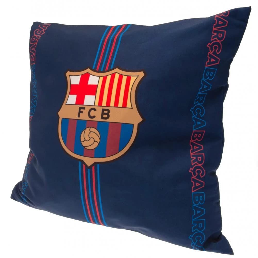 FC Barcelona Kissen, quadratisch, 40 x 40 cm, Marineblau