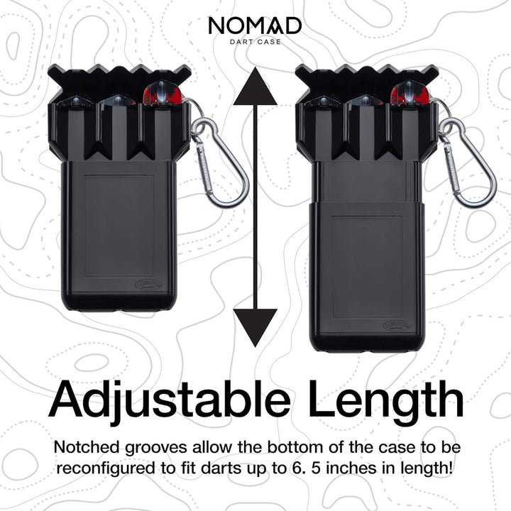Casemaster Nomad Verstellbare Darttasche Schwarz, Schwarz