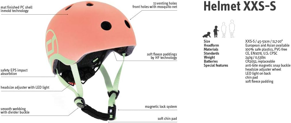 Scoot & Ride - XXS - S Size Kids Helmet forest, forest