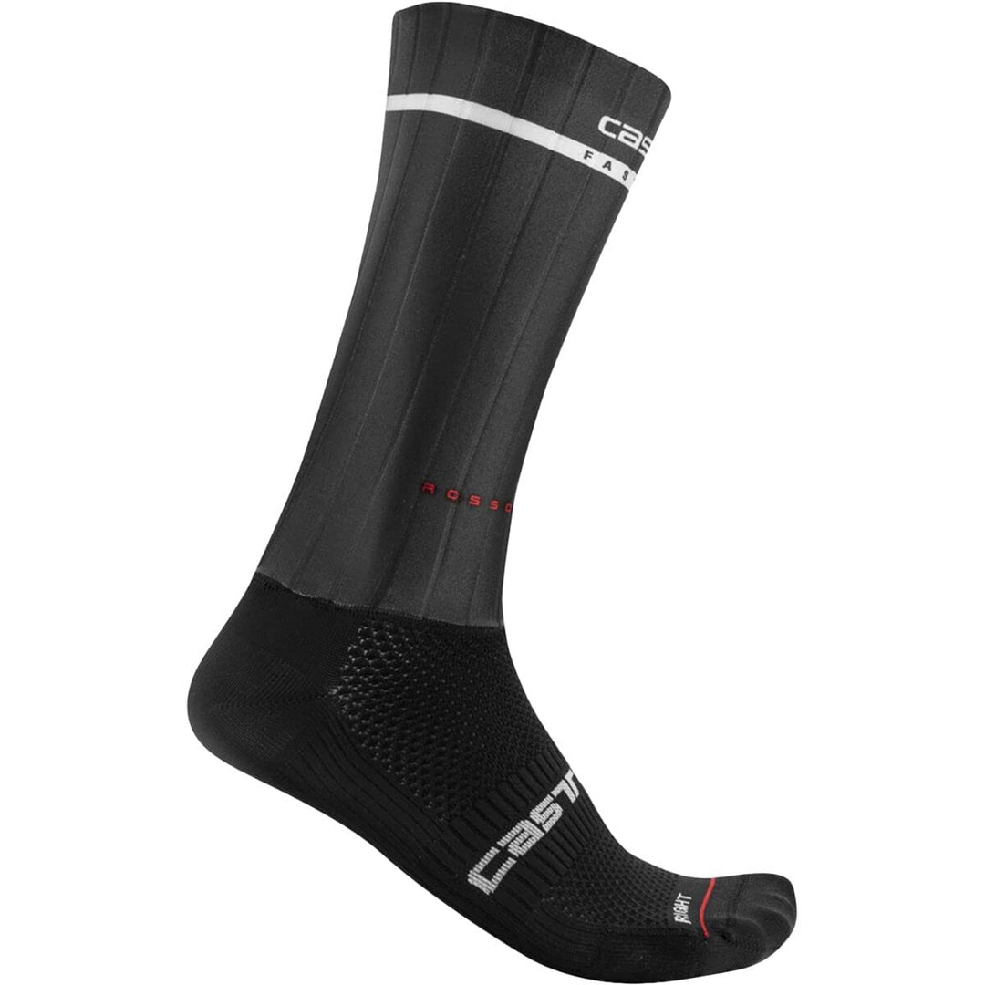 CASTELLI Herren Fast Feet 2 Sock Socks XXL Schwarz, XXL Schwarz