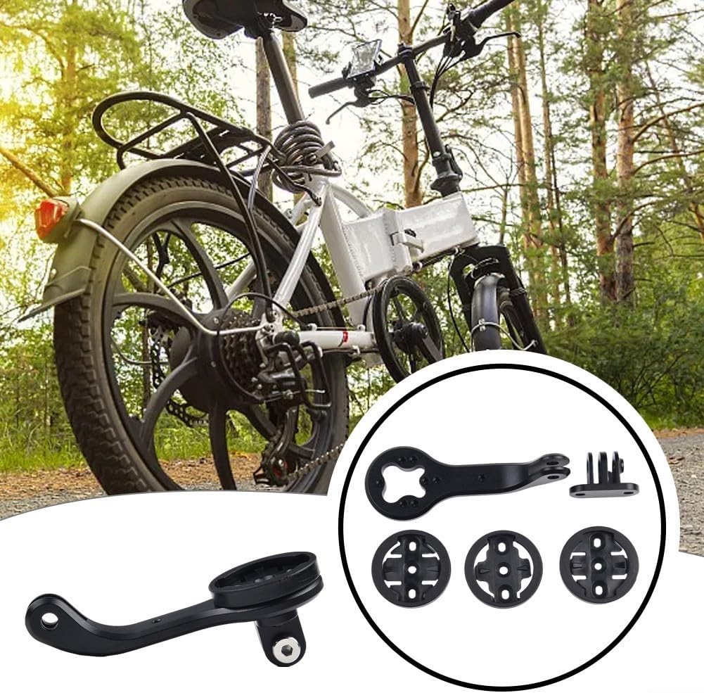 Fahrradcomputer-Halterung für Garmin für Bryton für Wahoo, Fahrradcomputer-Halterung, Aluminiumlegie
