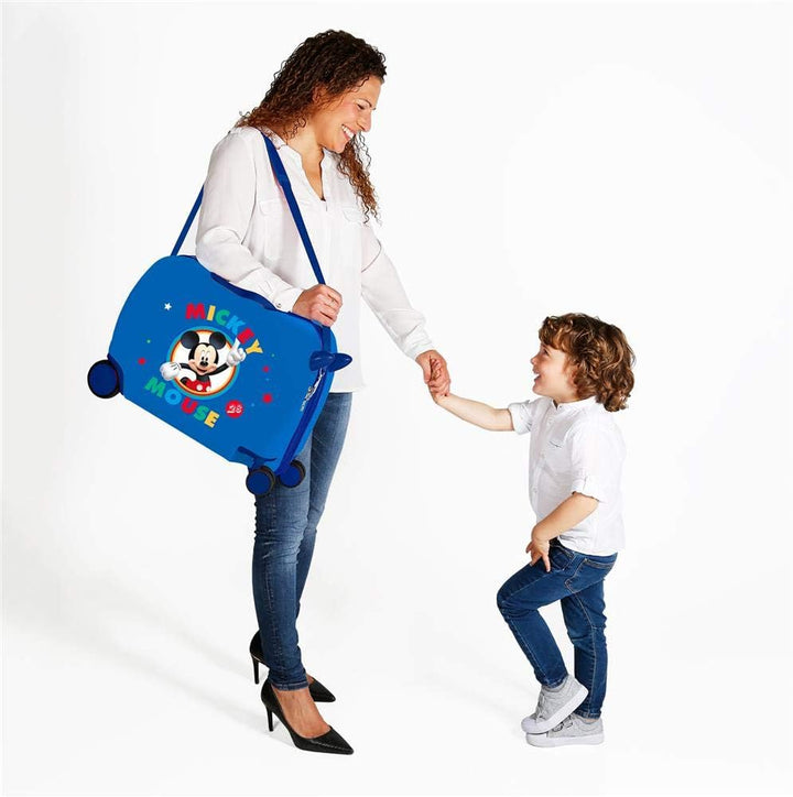 Disney (DIYL9) Circle Mickey Infantil, Blau (Azul), Blau