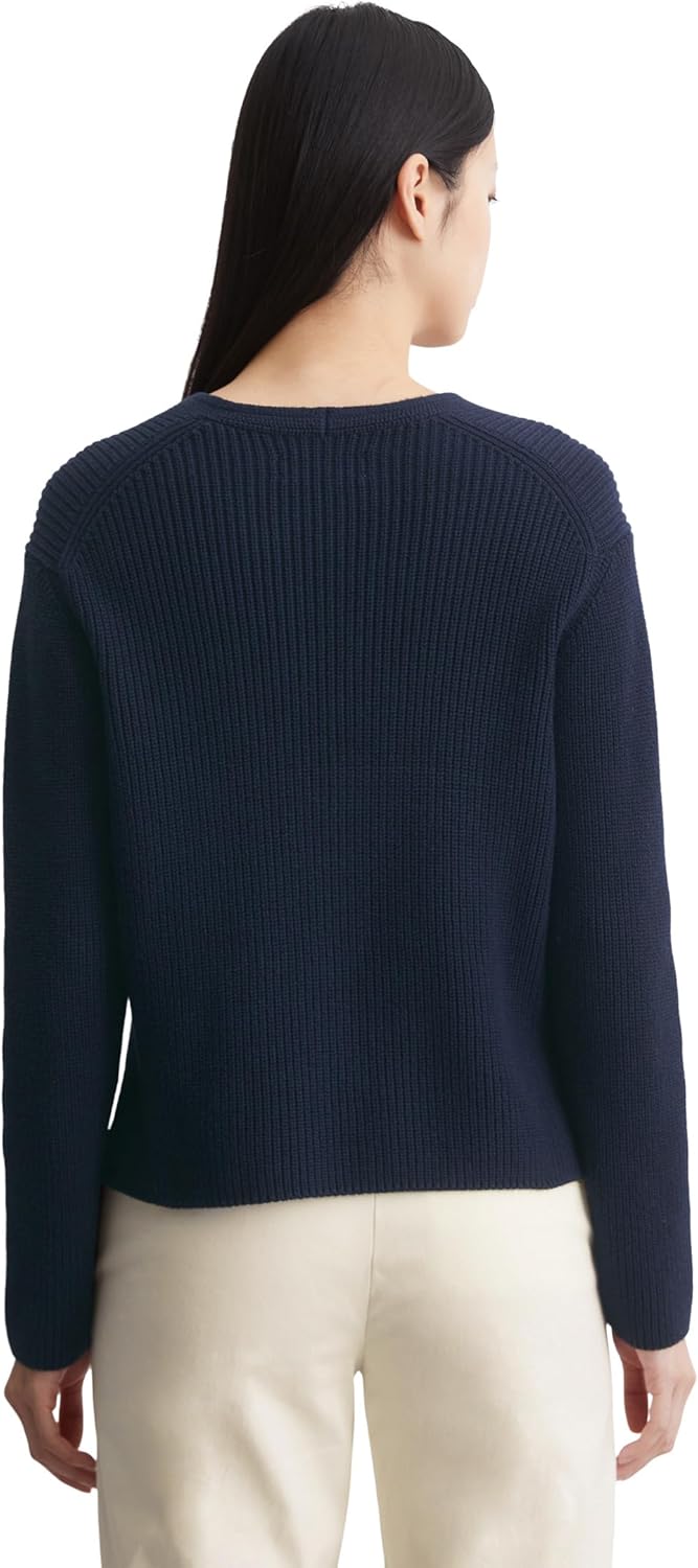 Marc O´Polo Damen Long Sleeve Cardigan Sweater XS Blau, XS Blau