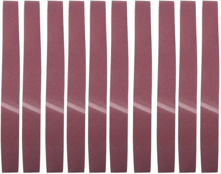 10 stücke Schleifband Rundschleifband 1220x50mm Aluminiumoxid Schleifpapier GXK51-B für Schleifarbei