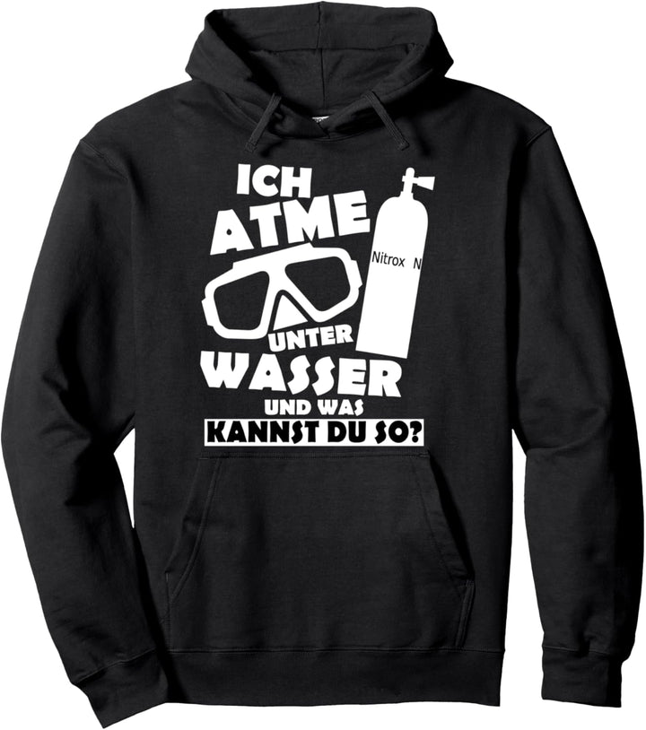 Taucher Design Lustiger Scuba Diver Herren Spruch Geschenk Pullover Hoodie