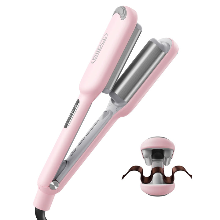 TYMO ROVY Compact Welleneisen für haare, Lockenstab grosse Locken geeignet für Anfänger, Sofortiges