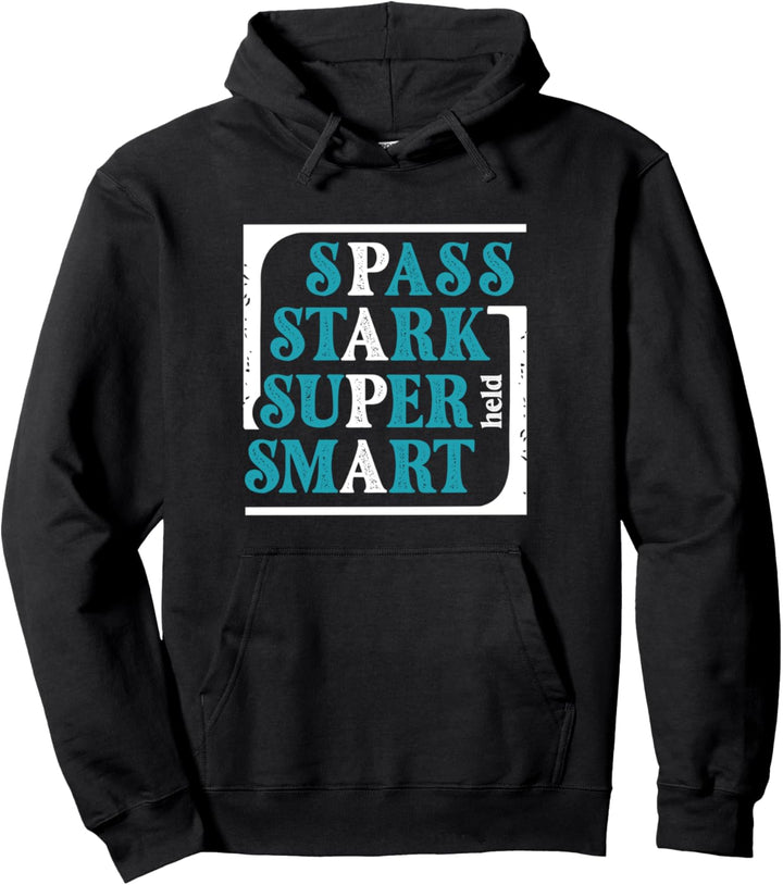 PAPA Lustiger Spruch zum Vatertag für stolze smarte Väter Pullover Hoodie