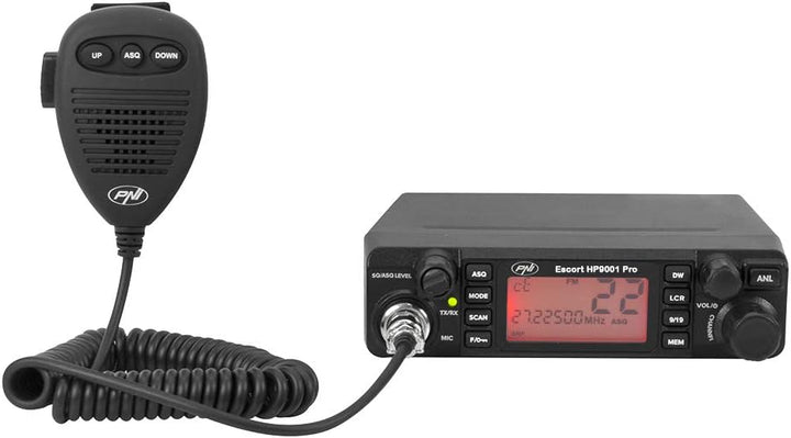 PNI Radio CB Escort HP 9001 PRO ASQ 12/24 + Antenne CB Extra 45 mit Magnet PNI Extra 45 Antenne, PNI