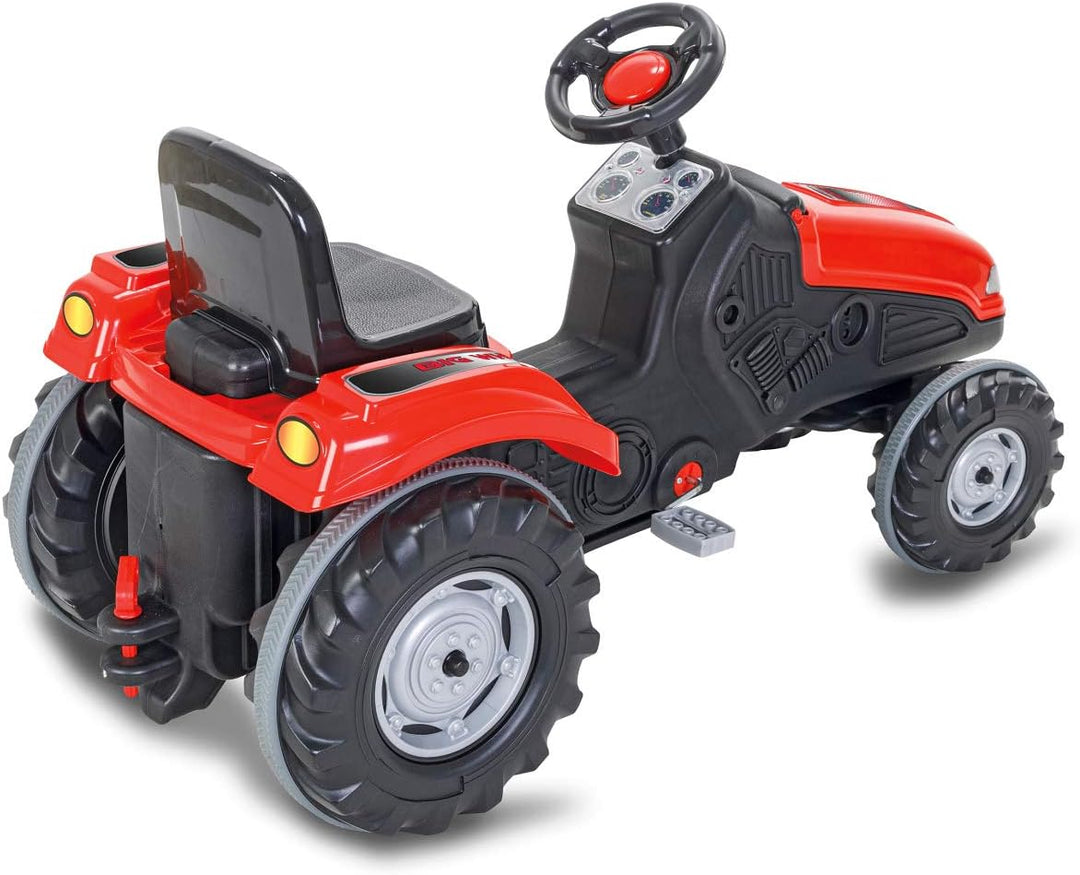 Trettraktor Big Wheel – Kippschutz, bis 60KG, leichtgängiges Lenkradsystem, Hupe, Verstellbarer Sitz