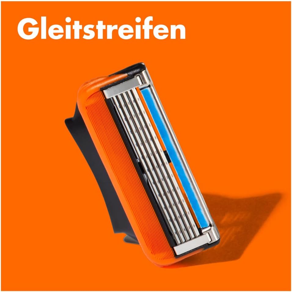 Gillette Fusion 5 Rasierklingen, 18 Ersatzklingen für Nassrasierer Herren mit 5-fach Klinge