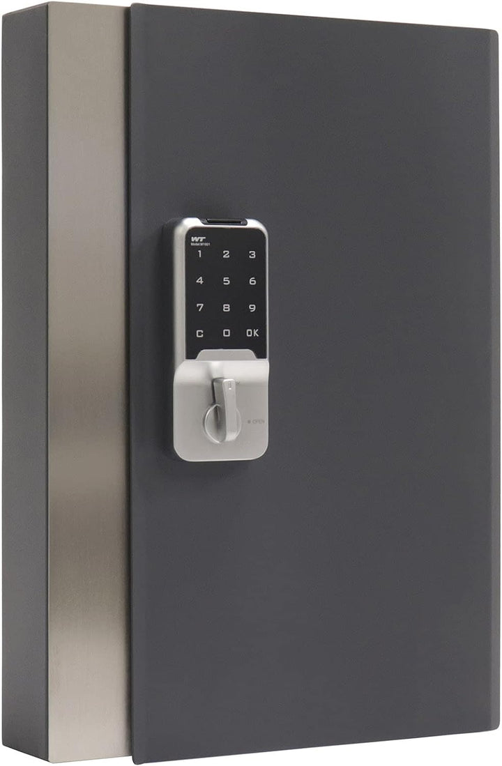 Rottner Schlüsselschrank Key Home 24 Elektronikschloss anthrazit, Klein