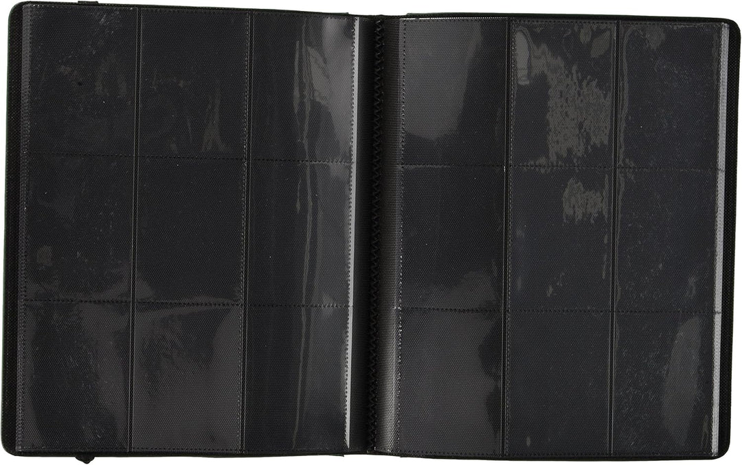 Ultra Pro 82975 - Binder Sammelalbum 9 Fächer pro Seite, dunkelgrün
