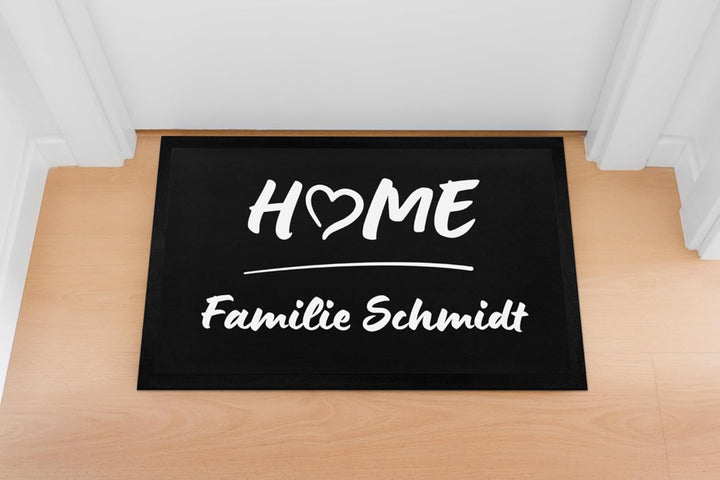 Fussmatte - Willkommen - Türmatte Fussabtreter Schmutzfangmatte zum Einzug Geburtastag Hochzeit WG G