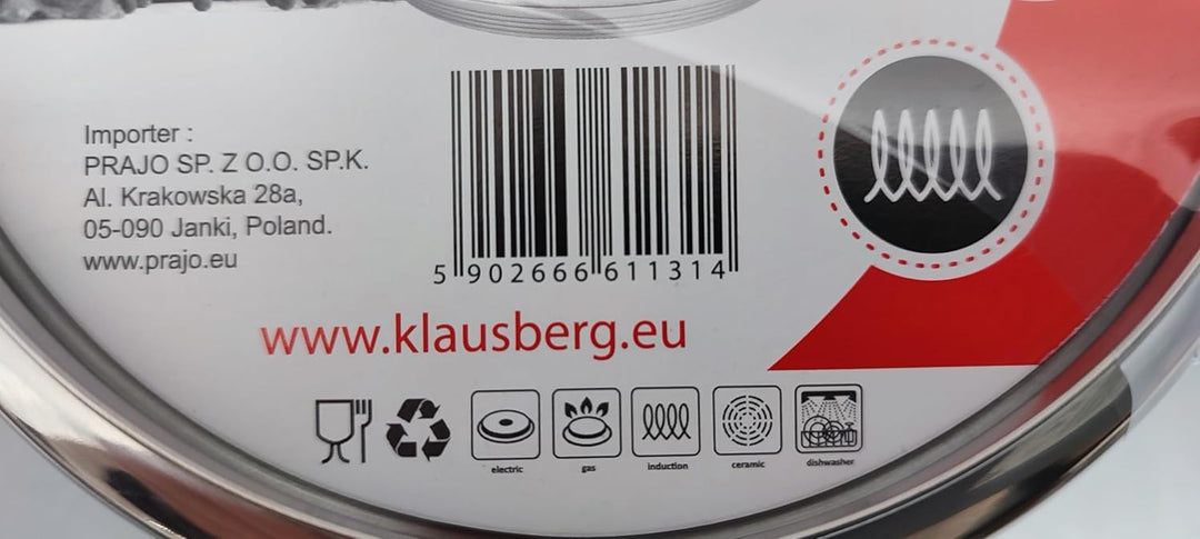 Kochtopf mit Deckel und Griff 0.5 Liter 12cm kb-7131 Edelstahl 0,5 Liter, 0,5 Liter