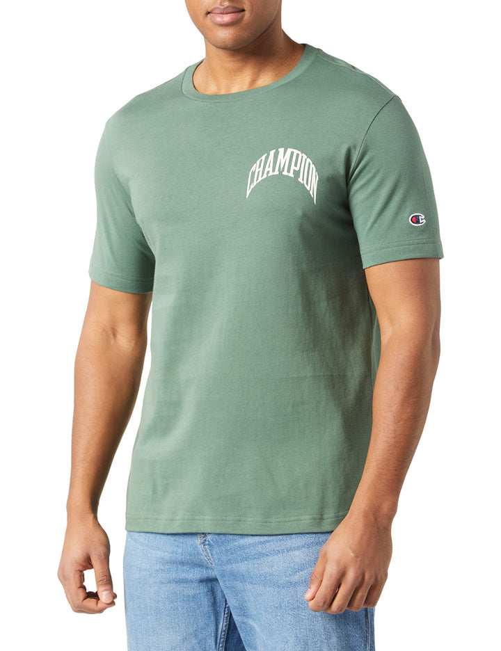 Champion Herren Rochester 1919 City Exporer Crewneck S-s T-Shirt XL Grün (Duk), XL Grün (Duk)