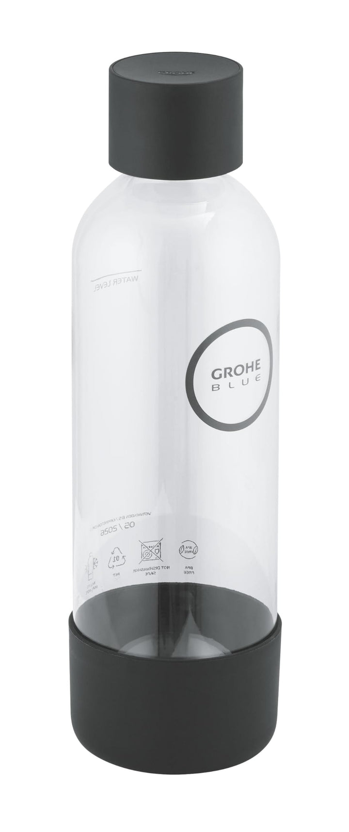 GROHE Blue Fizz, Wasserflasche (Fassungsvermögen: 850ml, nicht spülmaschinenfest, Bajonettverschluss