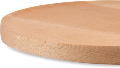 Alessi "Tonale" Teller aus Holz, Braun, 3 x 22.5 x 16 cm