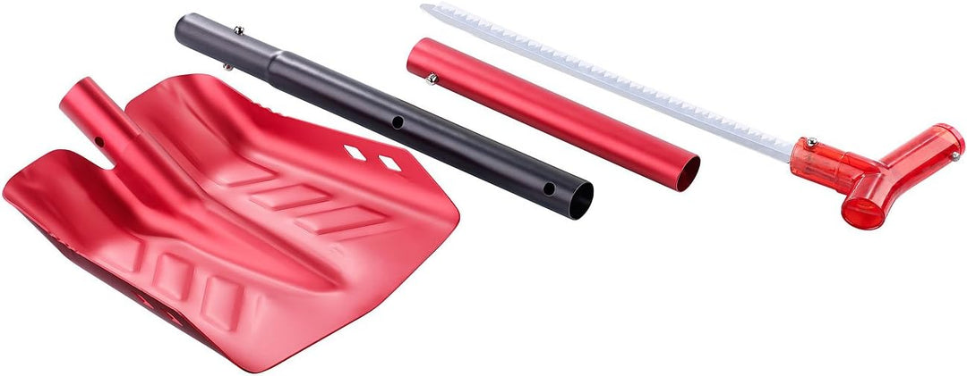 Semptec Urban Survival Technology Schaufel: Ausziehbare Aluminium-Schneeschaufel mit Säge (Lawinensc
