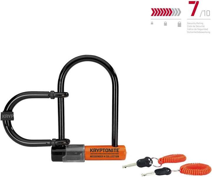 Kryptonite Messenger Mini+ Fahrradschloss inkl. Extender 2017 Kabel & Schlaufenkabel Krypto Flex 120