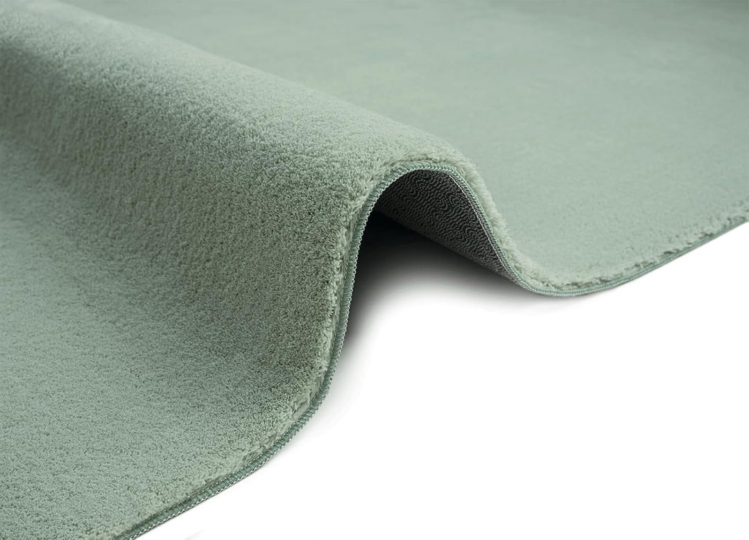 the carpet Relax – Superweiches Badezimmerteppich, Flauschige Badematte in Felloptik, rutschfest & W