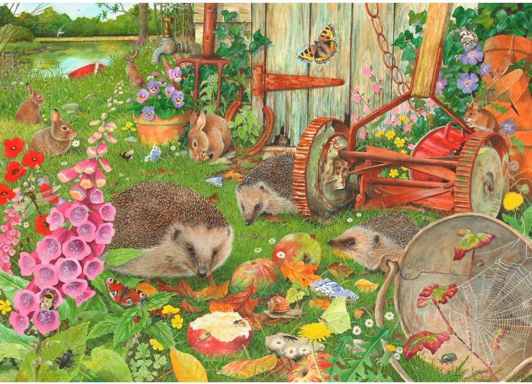 The House of Puzzles Puzzle mit 1000 Teilen – Boden des Gartens