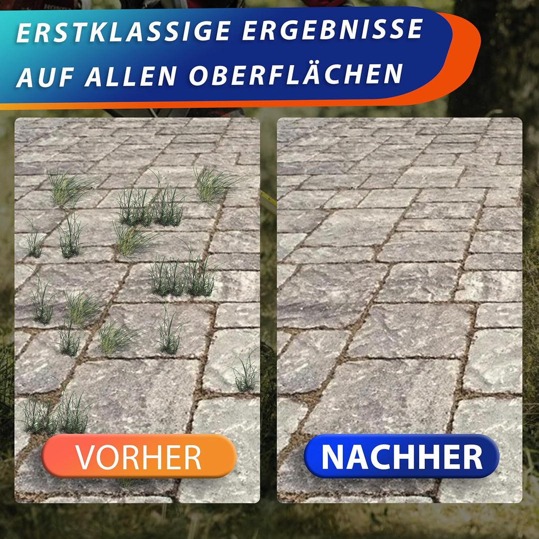 WEGLUST Nylon-Unkrautbürste für Motorsense, 200x25,4mm, mit Drahtbürste und Nylon-Borsten (Gelb), Ge