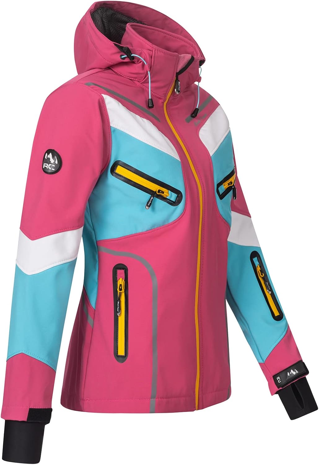 Rock Creek Damen Softshell Jacke Windbreaker D-465 XS Rosa, XS Rosa