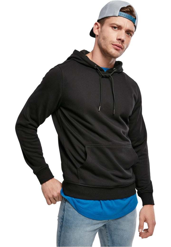Urban Classics Basic Terry Hoody Männer Kapuzenpullover schwarz Basics, Streetwear S Schwarz, S Schw