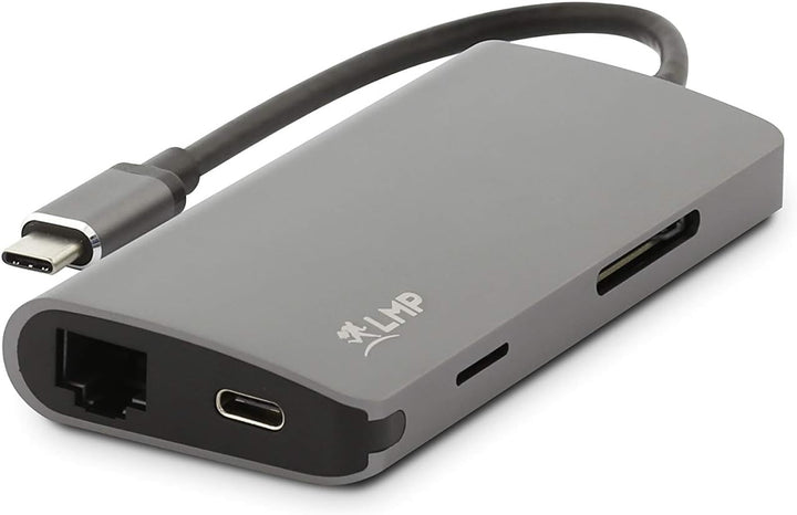LMP 15954 USB-C Mini Dock - 8-Port USB-C Mini-Dock mit HDMI, USB 3.0, Ethernet, SD/MicroSD, USB-C