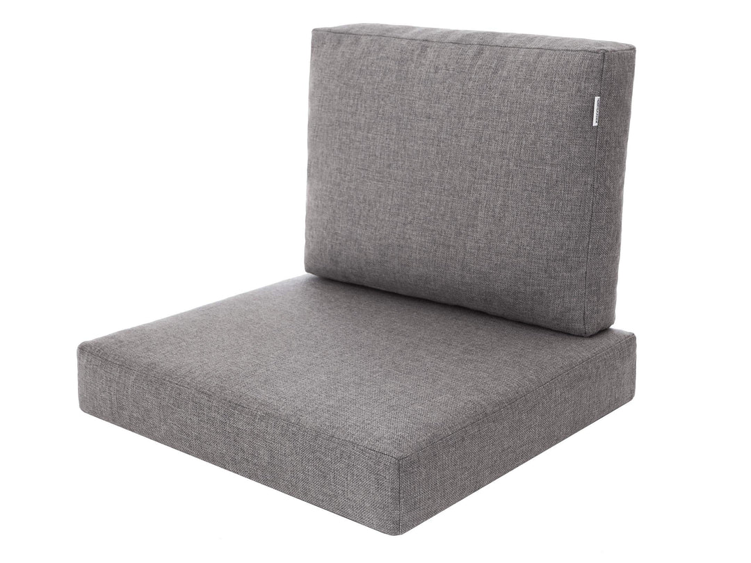 PillowPrim Kissen Set für Rattan/Korbsessel, Rückenlehne Sitz, Sitzkissen Outdoor Sitzpolster Garten