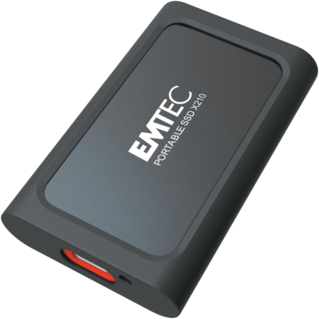 Emtec X210 Elite, Portable SSD 1 TB, Externe Festplatte,USB 3.2 Gen1 und 2.0, USB-C 3.2 Gen2 auf USB