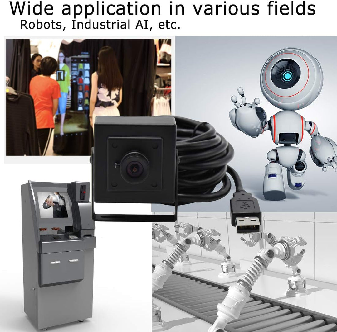 ELP OTG Weiter Winkel Webcam 5MP Aptina MI5100 CMOS 100 Grad Keine Verzerrung Objektiv USB Kamera fü