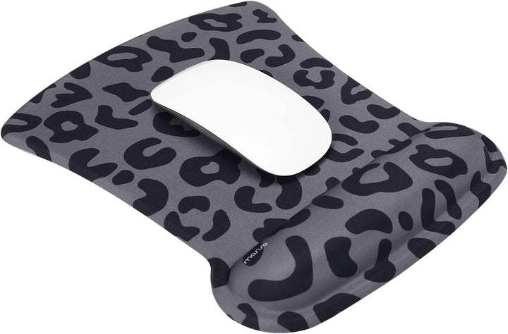 MOSISO Handgelenkstütze für Mauspad&amp;Tastatur Set,Leopard Grain Ergonomisches Mauspad&amp;Rutschfester Un